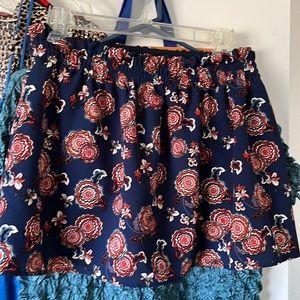 Trafaluc Zara small cute short mini skirt with metallic pocket zipper details